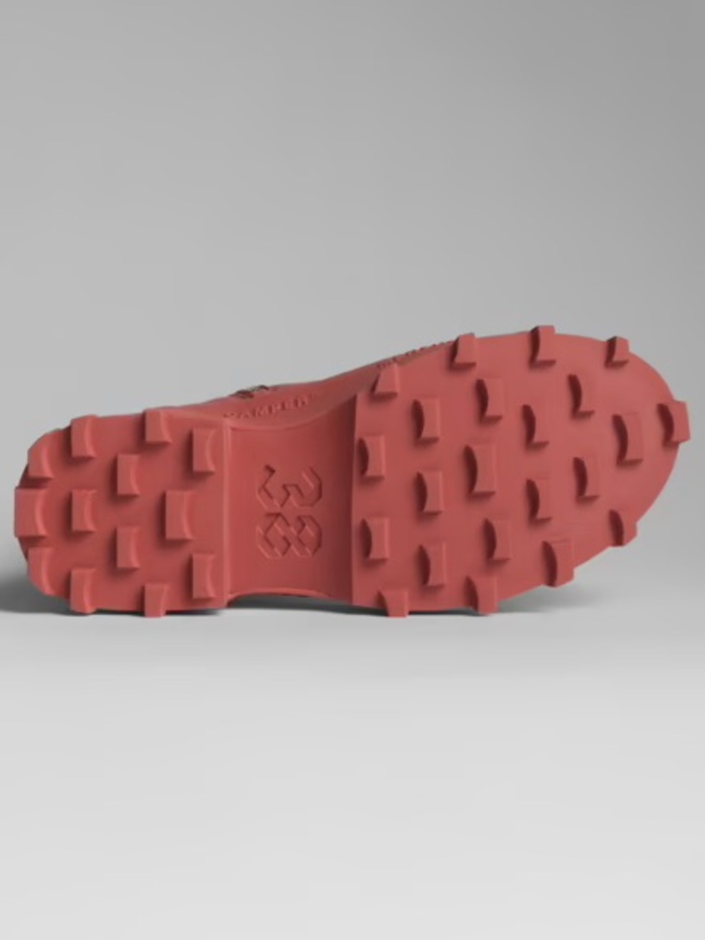 Camper Traktori Boot In Vulcanized Red Calfskin Leather EU 38 CamperLab - Picture 5 of 16